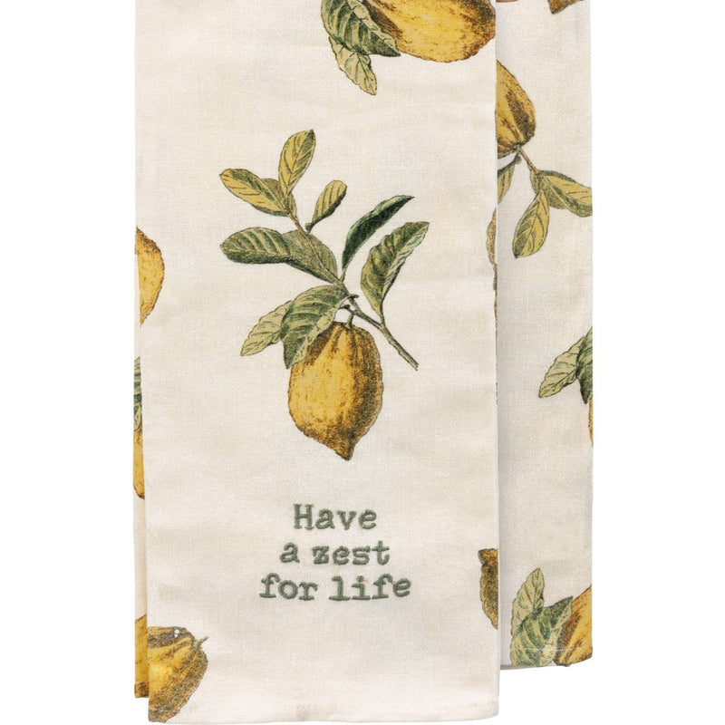 Have A Zest For Life Kitchen Towel