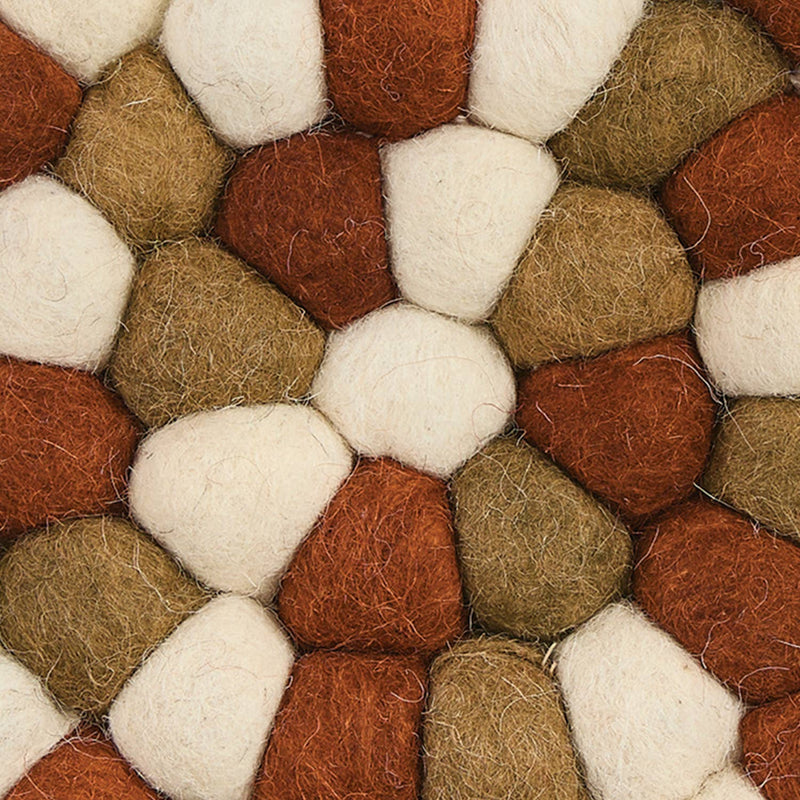 Autumn Wool Ball Trivet