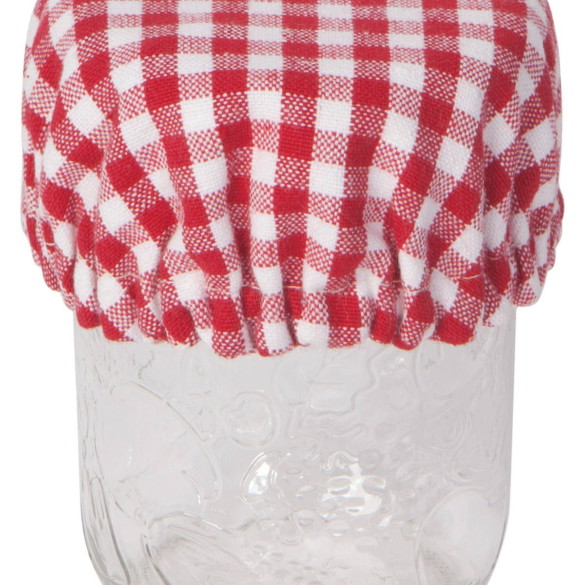 Red Gingham Mini Bowl Covers | Set of 3