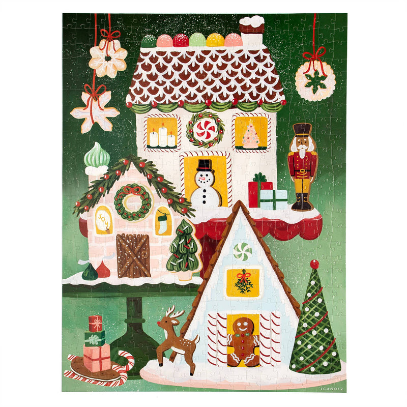 Gingerbread Village - 500 Piece Holiday Jigsaw Puzzle