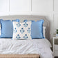 Savannah Micro Gingham Pillow Cover in Blue