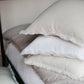 Ivory Fringe Pillow Cover