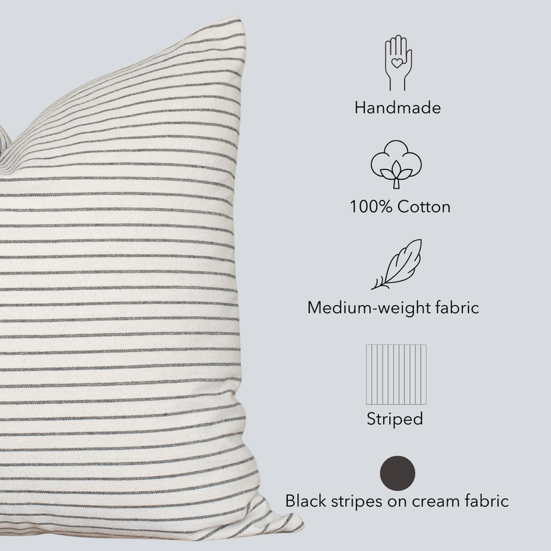 Fina Striped Pillow Cover