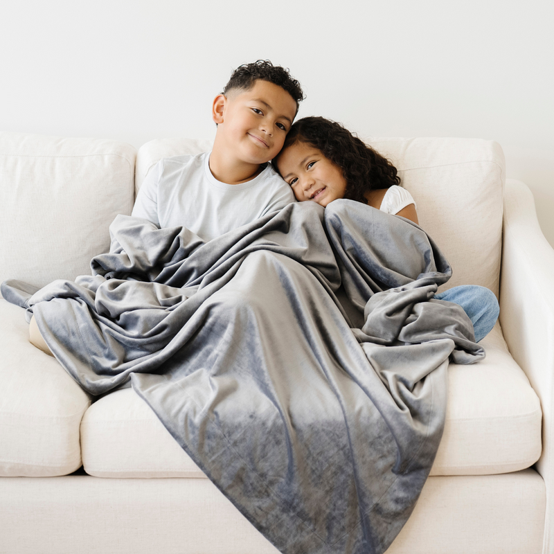 Minky Stretch Throw Blanket