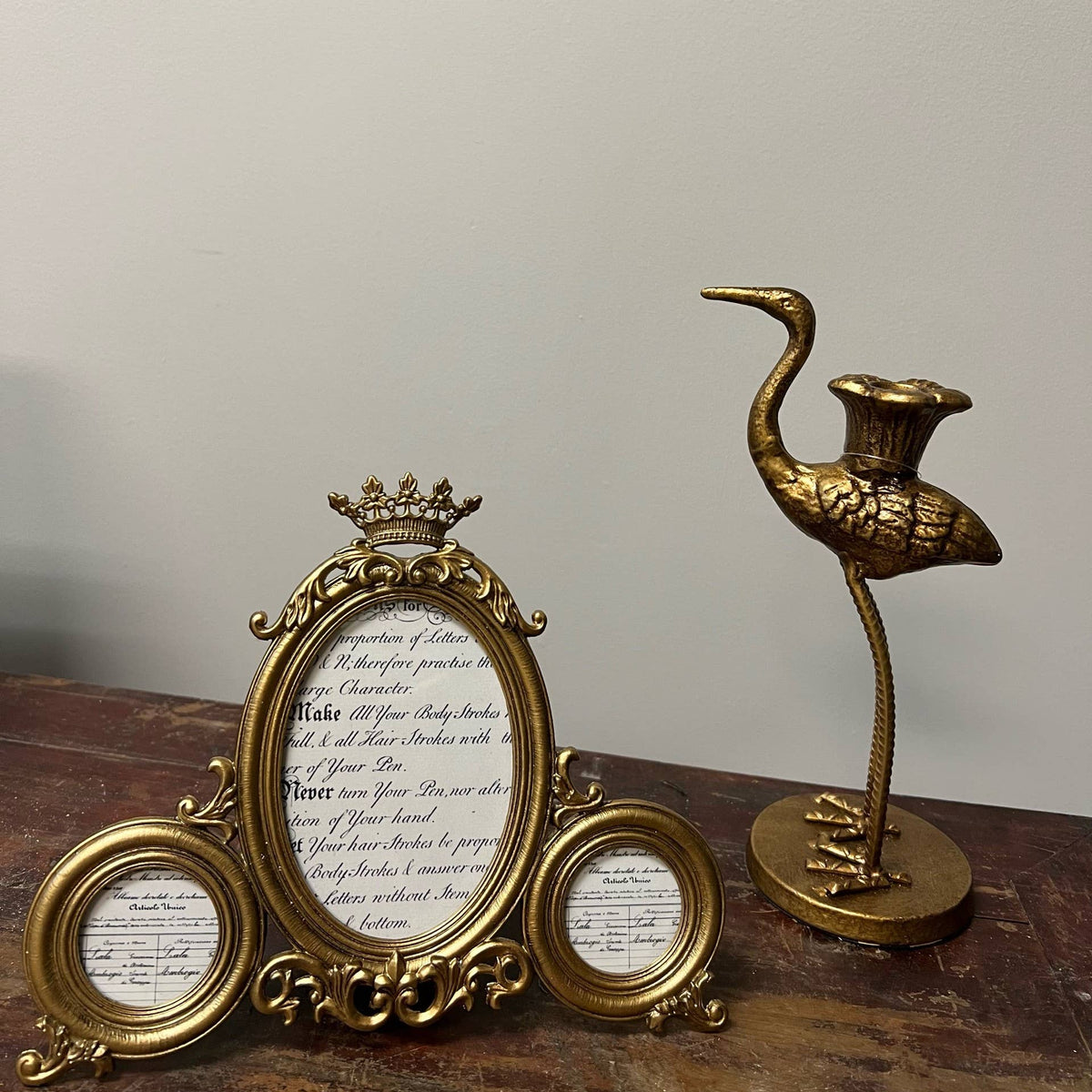 Vintage Crown Picture Frame