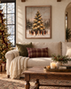 Gathering Around The Christmas Tree | Christmas Wall Decor