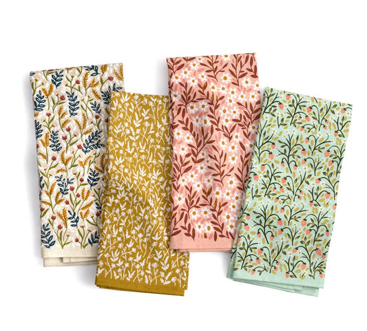 Tiny Floral Kitchen Towel Set