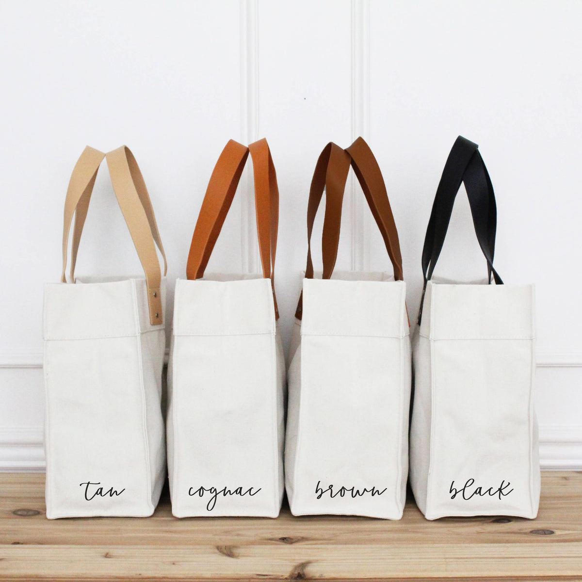 Good Tidings Market Tote - Brown Leather