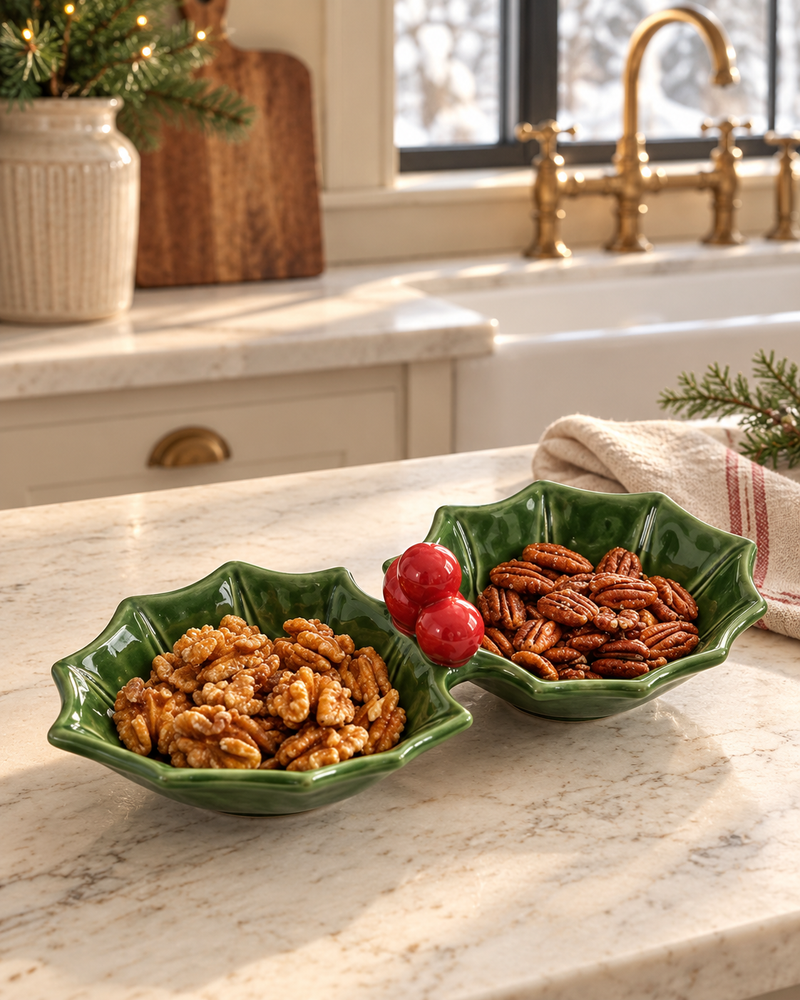 Holly Serving Platter