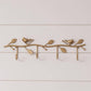 Gold Birds On Branch Wall Hooks