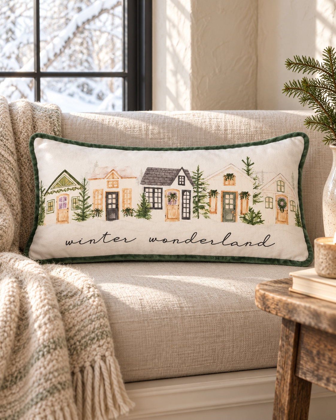 Winter Wonderland Lumbar Pillow