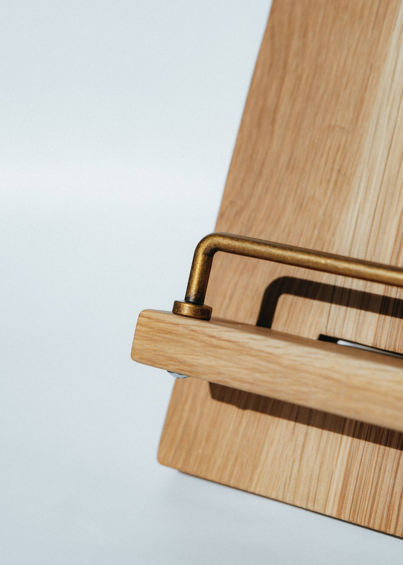 Wooden Cookbook Stand