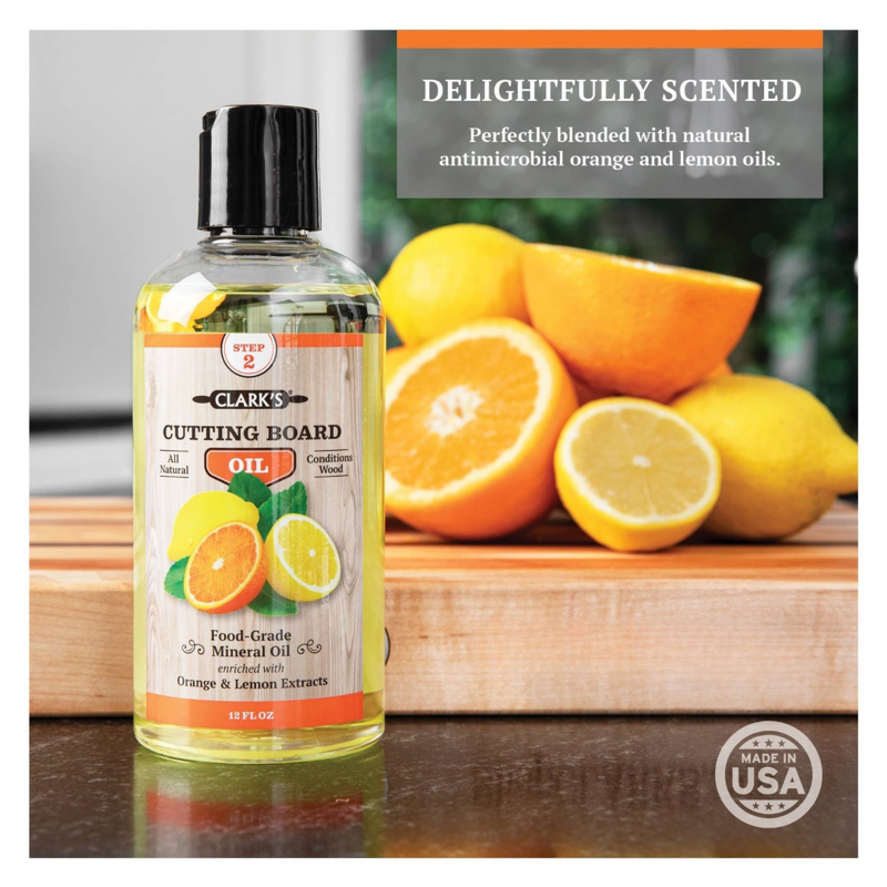 Clark's Cutting Board Oil | Orange and Lemon Scented