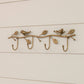 Gold Birds On Branch Wall Hooks