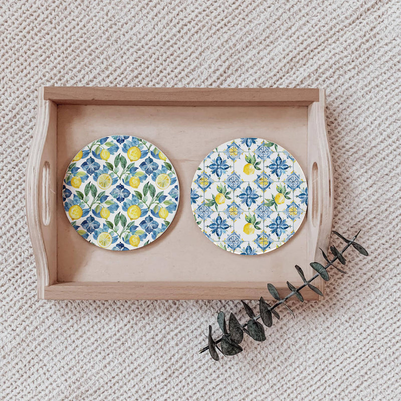 Mediterranean Lemon Coaster