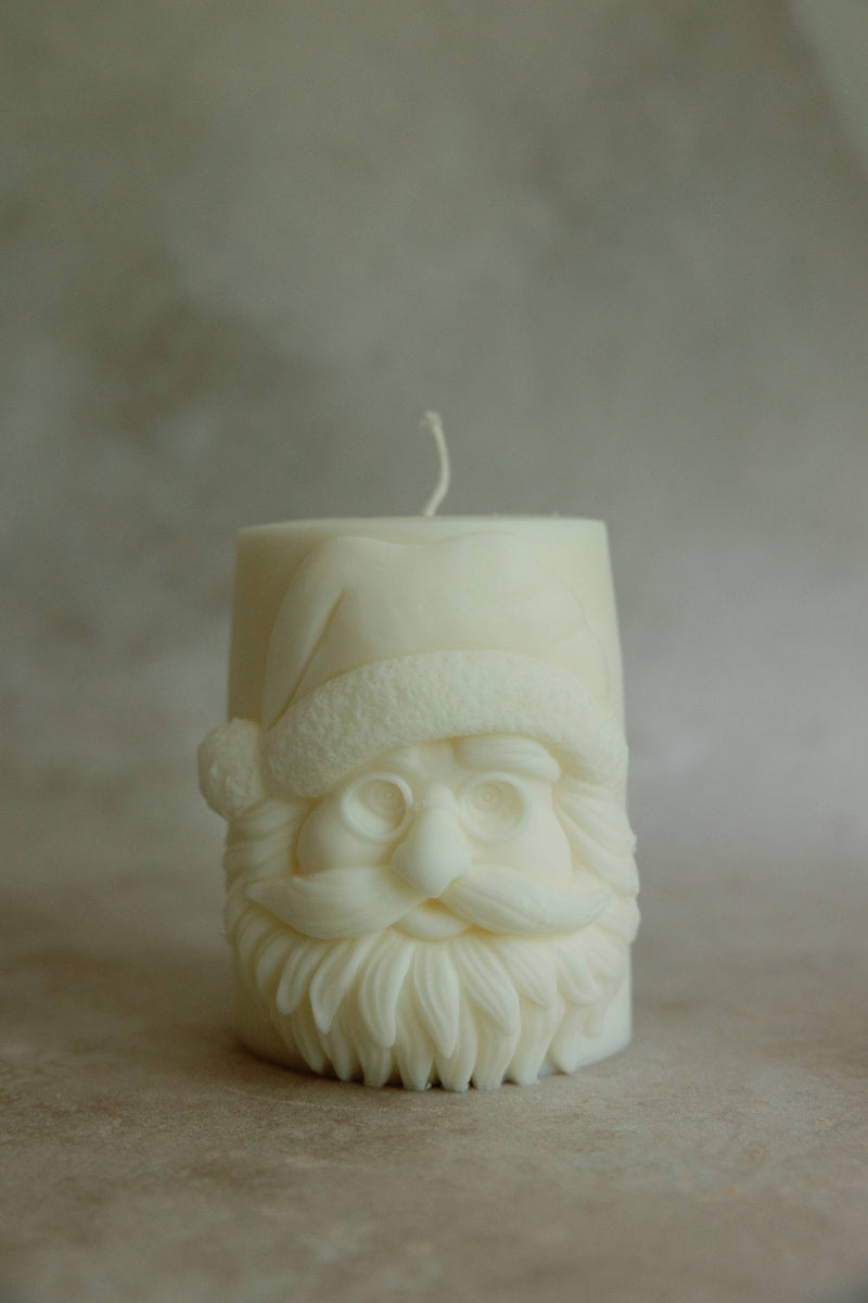 Santa Pillar Candle