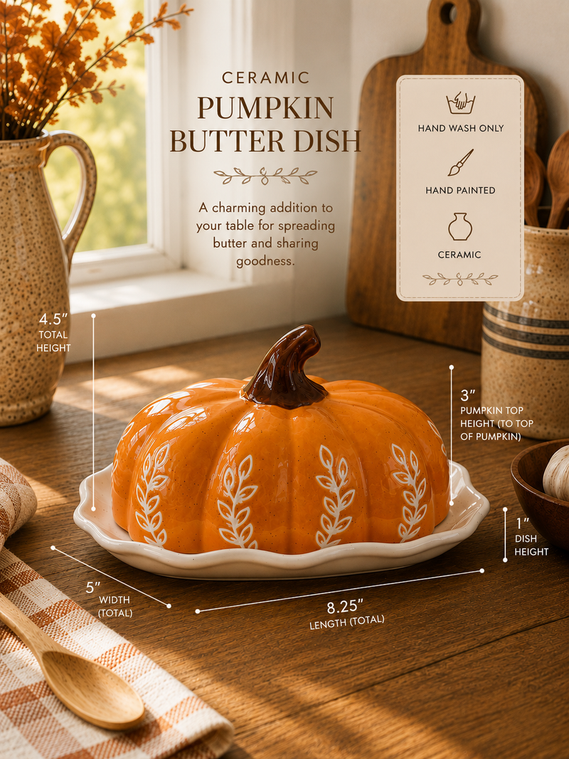 Pumpkin Butter Dish