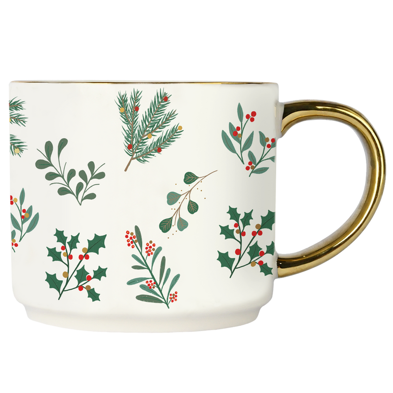 Holiday Greenery Coffee Mug