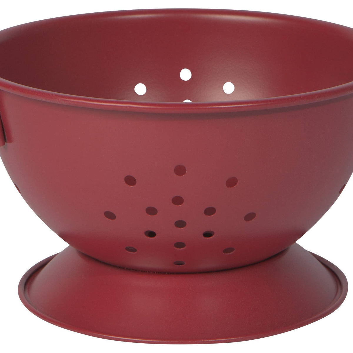 Matte Steel Red Colander - Small