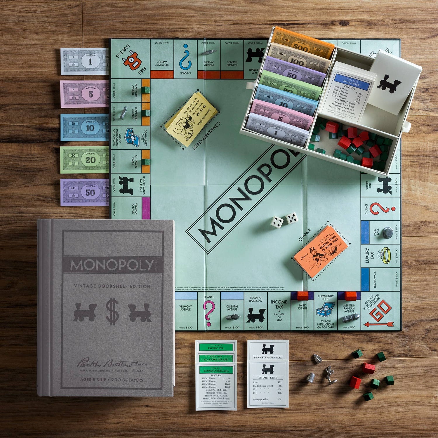 Monopoly | Vintage Bookshelf Edition