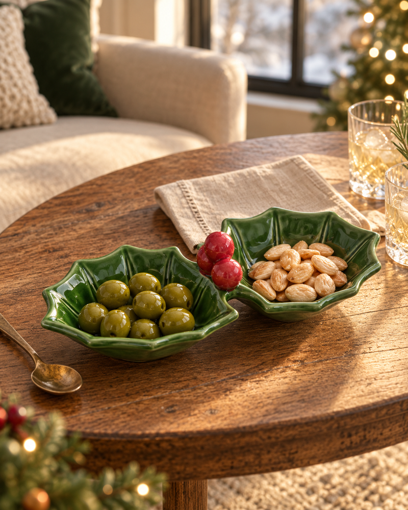 Holly Serving Platter