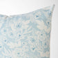 Lillian Garden Floral Pillow Cover in Sky Blue