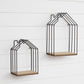 Iron House Shelf | Set Of 02