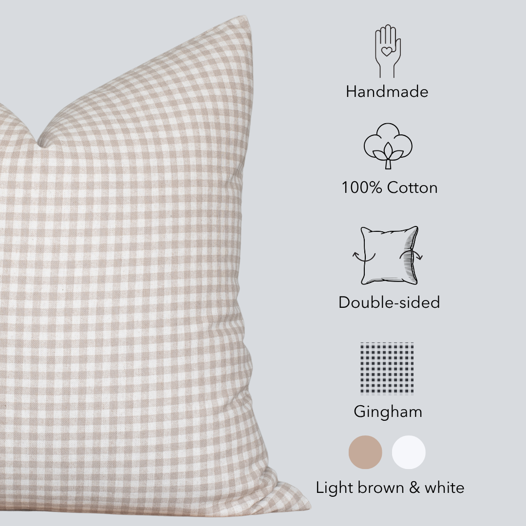 Catalina Gingham Pillow Cover