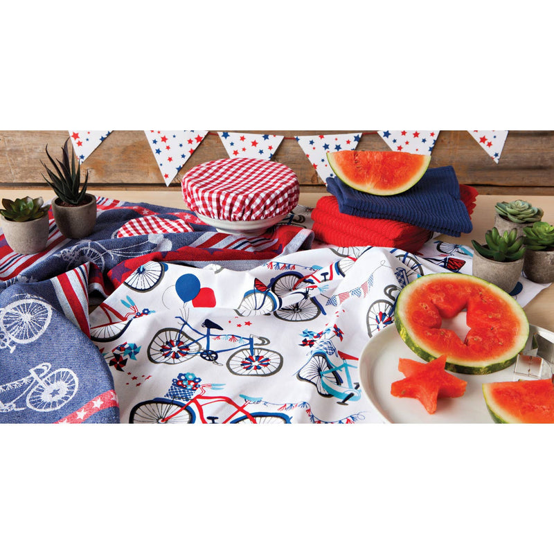 Red Gingham Bowl Covers | Set of 2