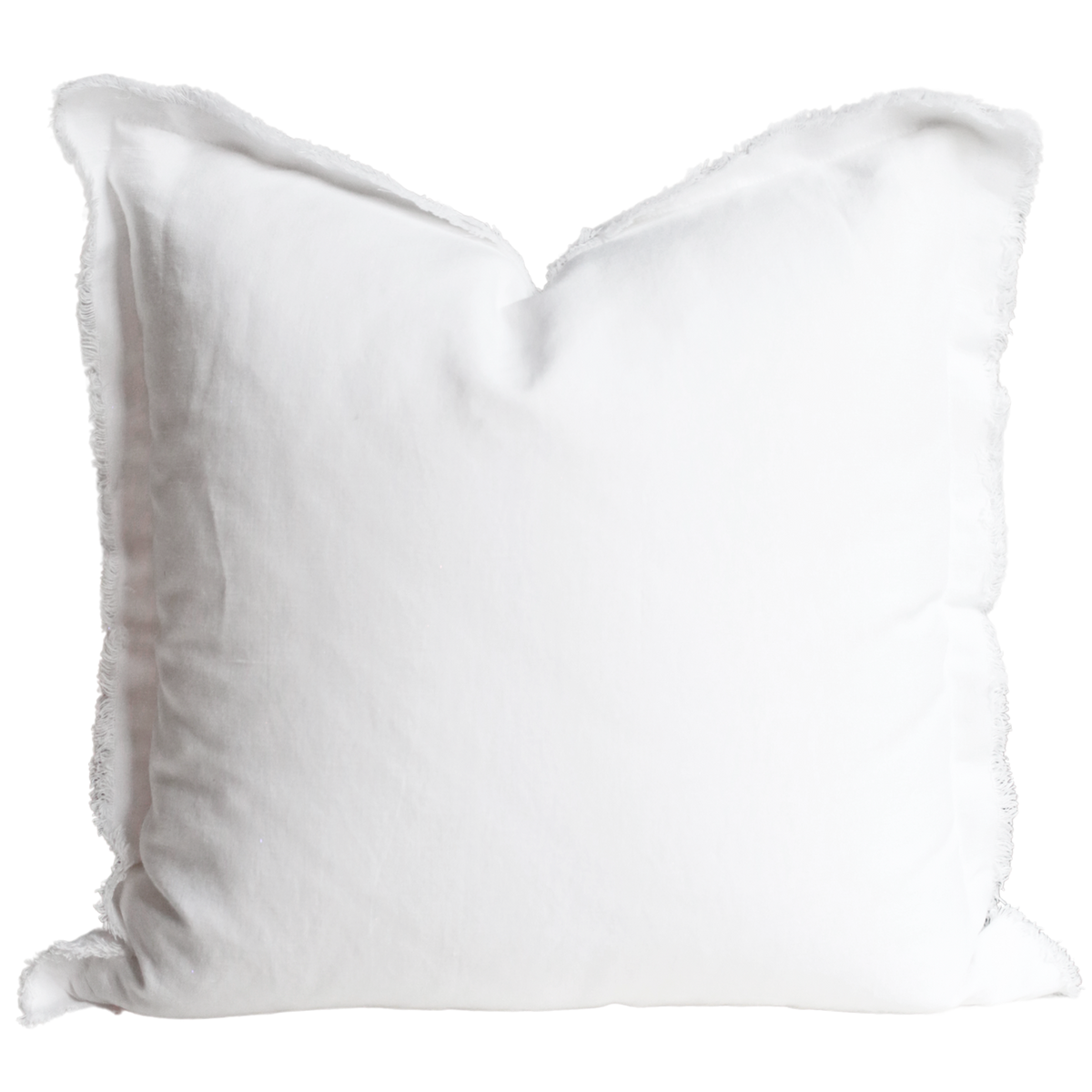 Natural Fringe Pillow Cover