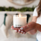 Peace | Crisp Apple & Cedar Coconut Wax Candle