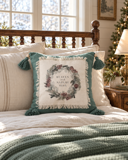 Heaven and Nature Sing Pillow