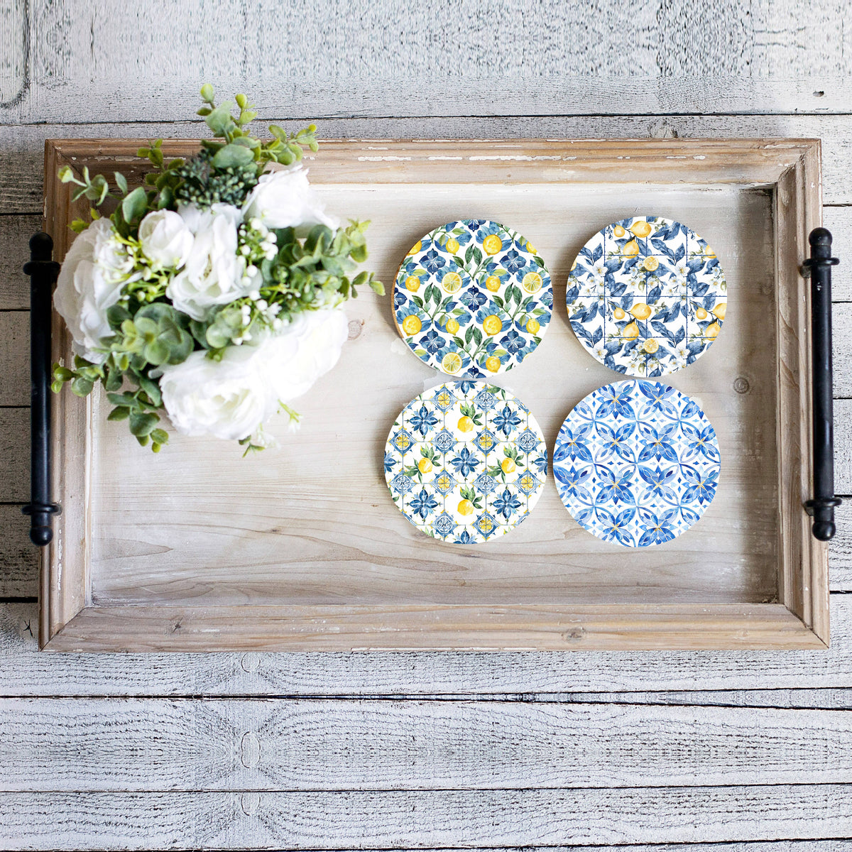 Mediterranean Lemon Coaster