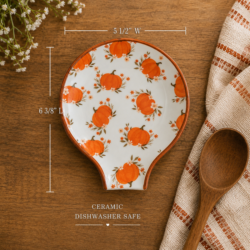 Pumpkin Pattern Spoon Rest