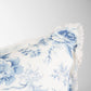 Charlotte Vintage French Floral Toile Pillow Cover