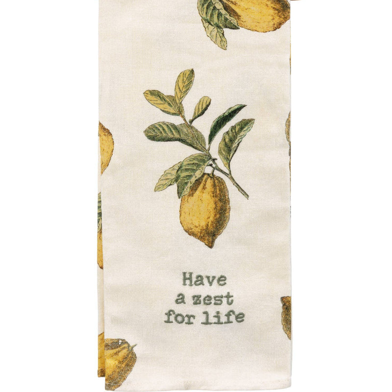 Have A Zest For Life Kitchen Towel