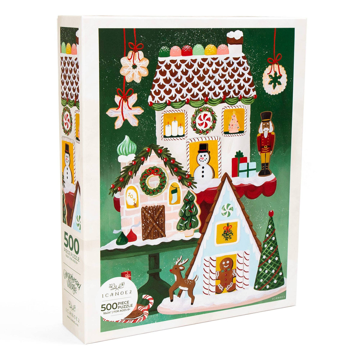 Gingerbread Village - 500 Piece Holiday Jigsaw Puzzle
