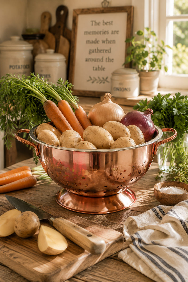 Stainless Steel Rose Gold Colander