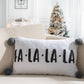 Velvet Pom FA LA LA Pillow