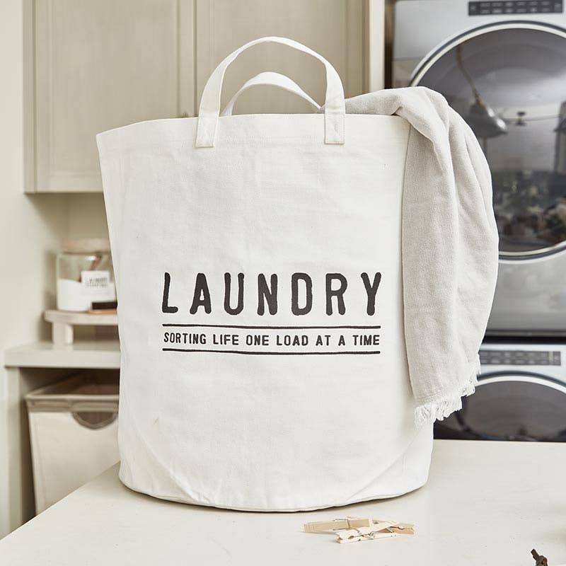 Large Laundry Canvas Tote