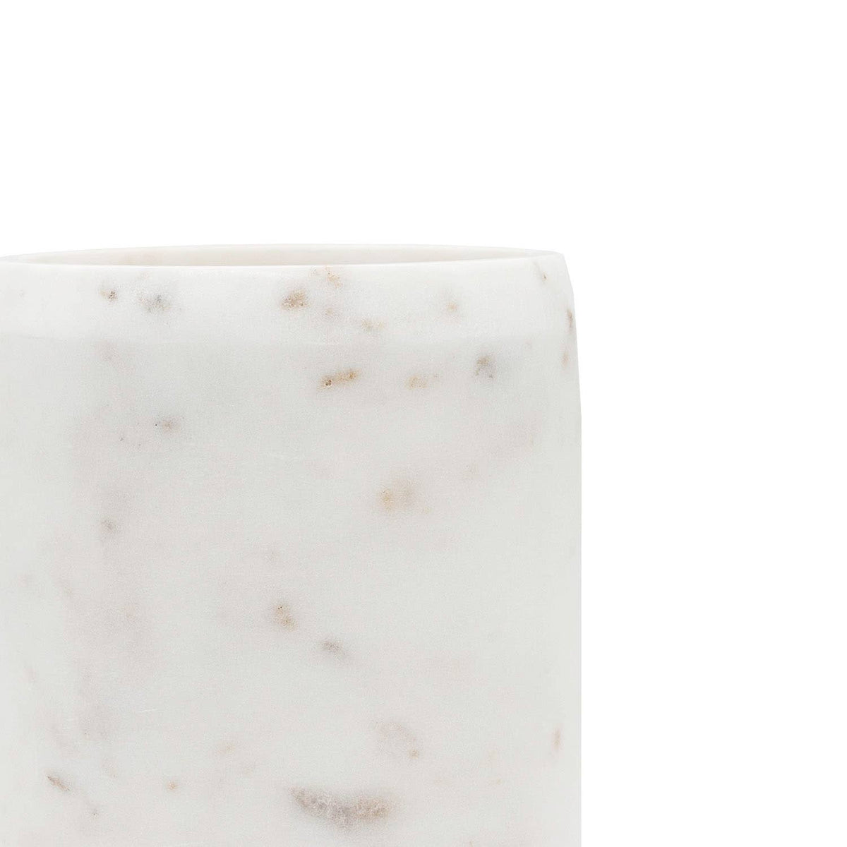 White Marble Utensil Crock