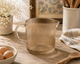 Ribbed Glass Measuring Cup | Taupe