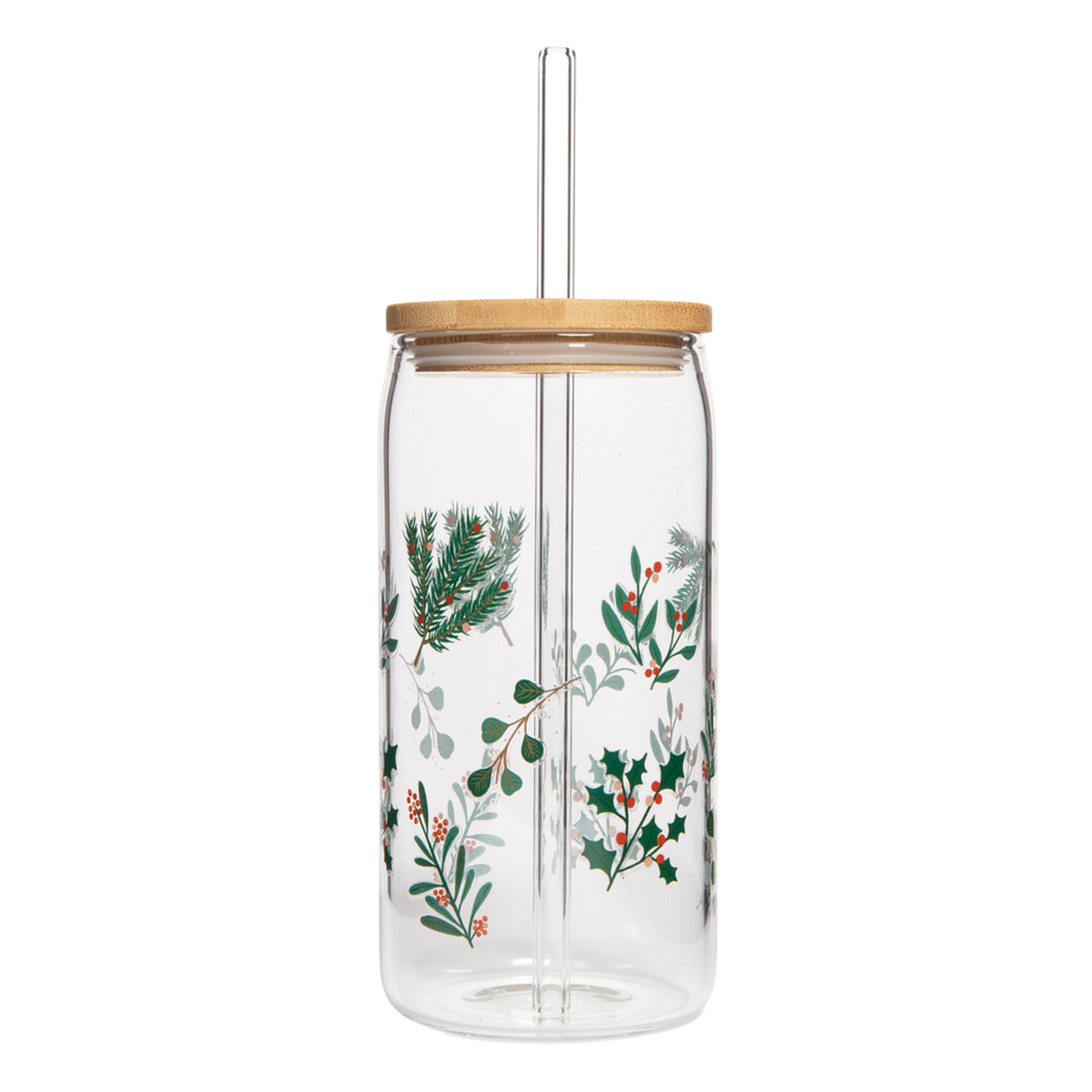 Holly Glass Tumbler