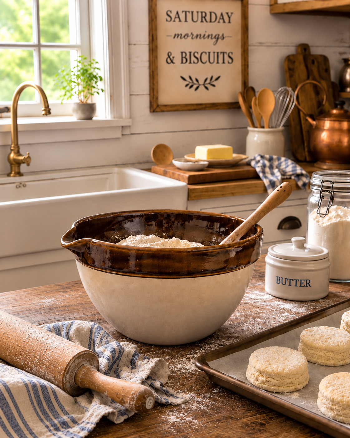 Heritage Stoneware Large Bowl