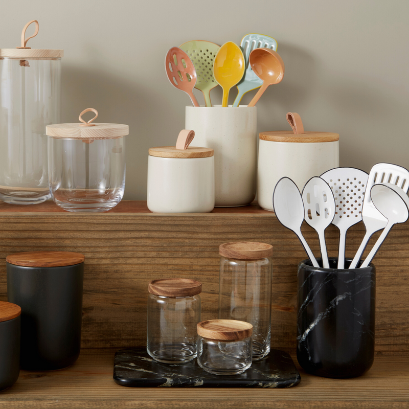 Harlow Slotted Spoon | White