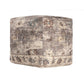 Vintage Floral Pouf Ottoman