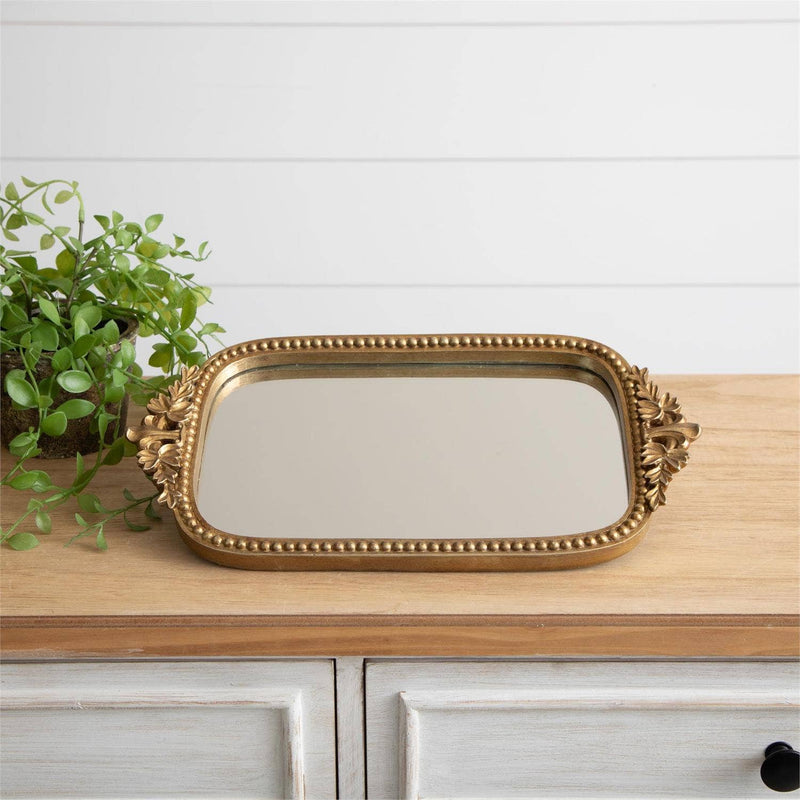 Antique Mirror Tray