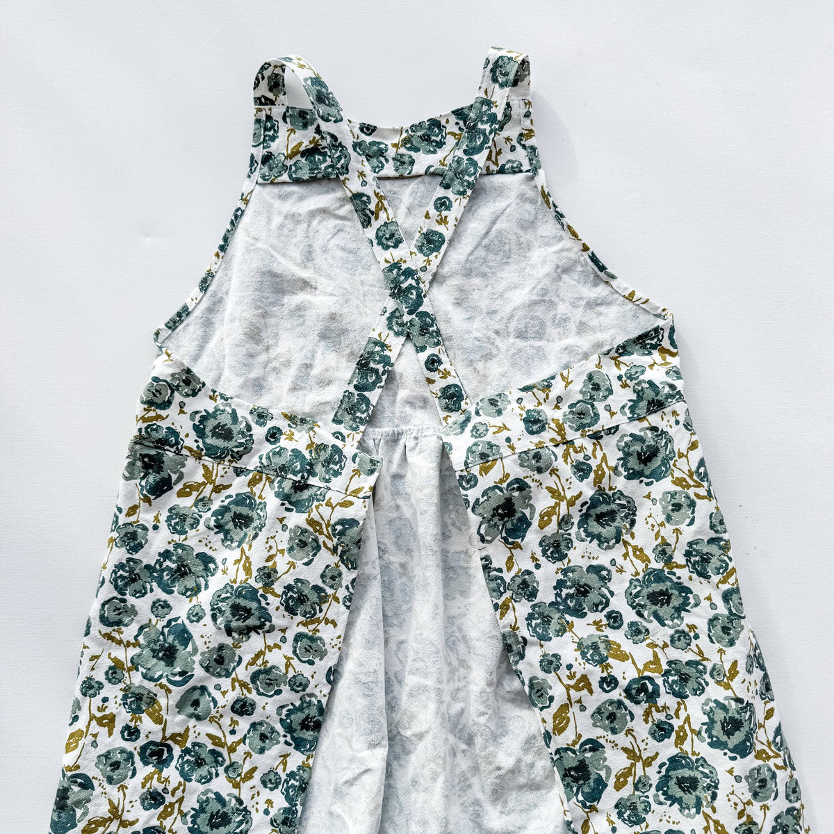 Blue Floral Apron