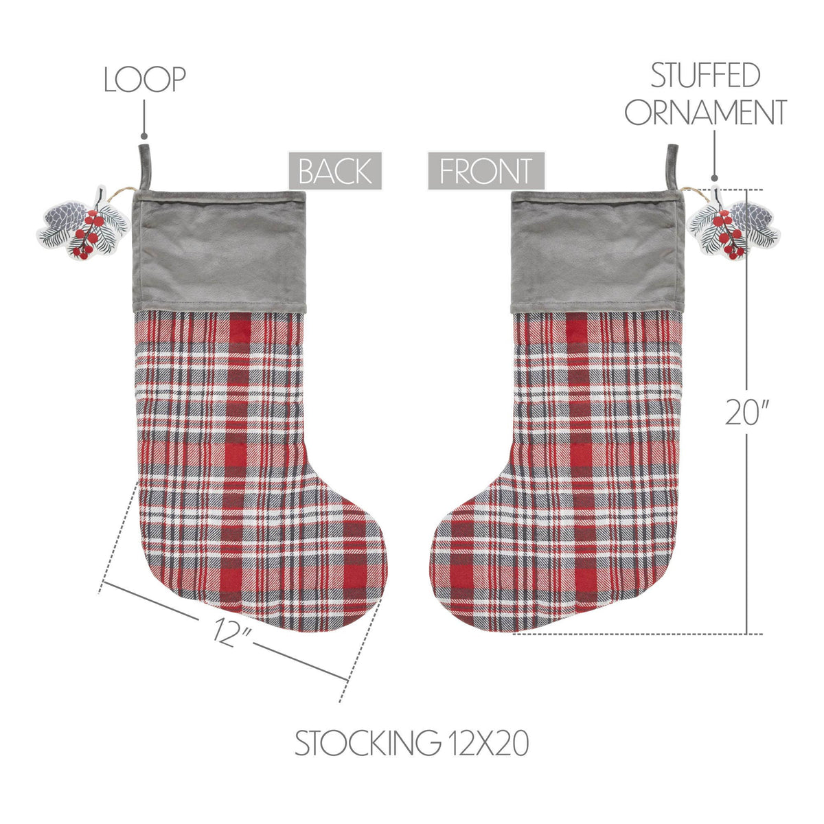Gregor Plaid Stocking