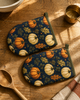 Pumpkin and Leaves Mini Mitts - Set of 2